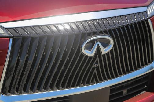 Coulis Red 2025 INFINITI QX80 Luxe