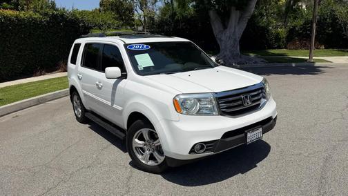 White 2013 Honda Pilot EX-L