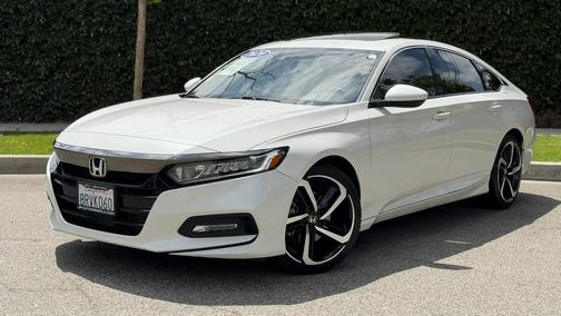 Platinum White Pearl 2020 Honda Accord Sport 2.0T