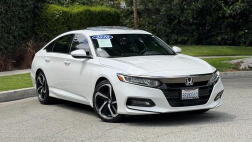 Platinum White Pearl 2020 Honda Accord Sport 2.0T