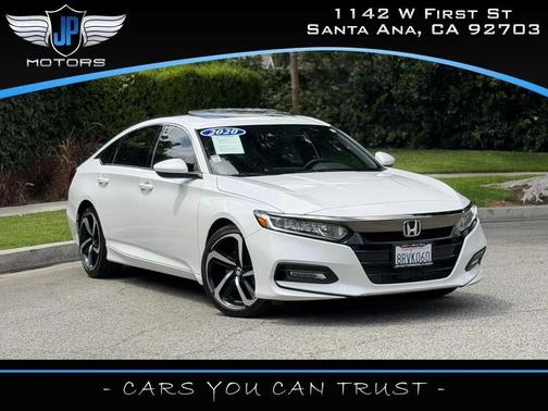 Platinum White Pearl 2020 Honda Accord Sport 2.0T