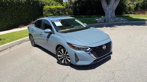 Atlantic Gray Metallic 2025 Nissan Sentra SV