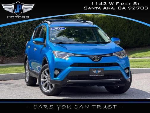 Electric Storm Blue 2017 Toyota RAV4 Limited