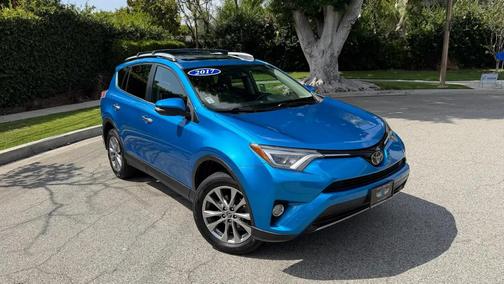 Electric Storm Blue 2017 Toyota RAV4 Limited