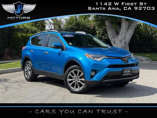 Electric Storm Blue 2017 Toyota RAV4 Limited