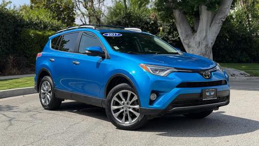 Electric Storm Blue 2017 Toyota RAV4 Limited