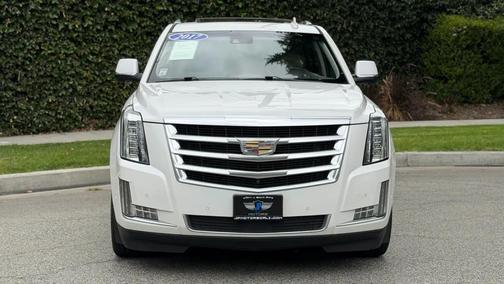 Pearl White 2017 Cadillac Escalade Premium Luxury