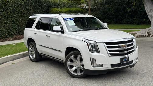 Pearl White 2017 Cadillac Escalade Premium Luxury