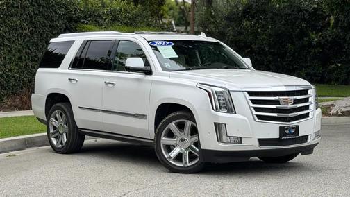 Pearl White 2017 Cadillac Escalade Premium Luxury