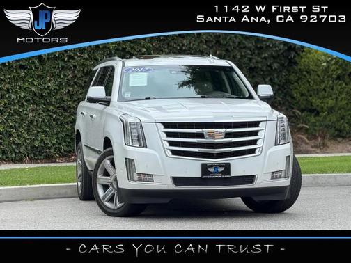 Pearl White 2017 Cadillac Escalade Premium Luxury