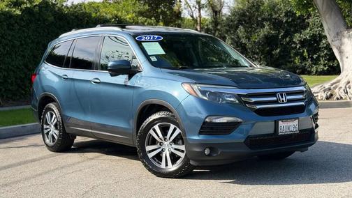 Blue 2017 Honda Pilot EX-L