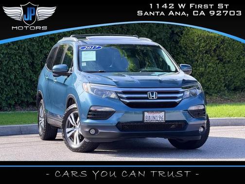 Blue 2017 Honda Pilot EX-L