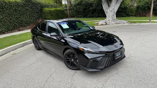 Black 2026 Toyota Camry SE