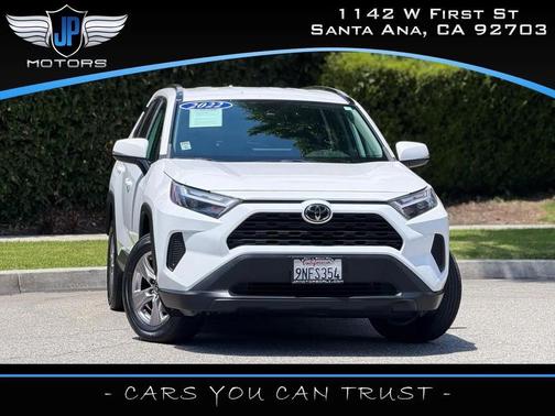 White 2022 Toyota RAV4 XLE