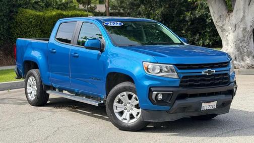 Bright Blue Metallic 2022 Chevrolet Colorado LT