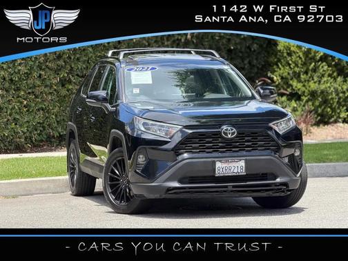 Midnight Black Metallic 2021 Toyota RAV4 XLE Premium