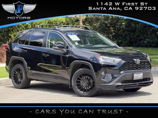 Midnight Black Metallic 2021 Toyota RAV4 XLE Premium