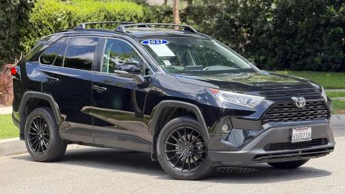 Midnight Black Metallic 2021 Toyota RAV4 XLE Premium