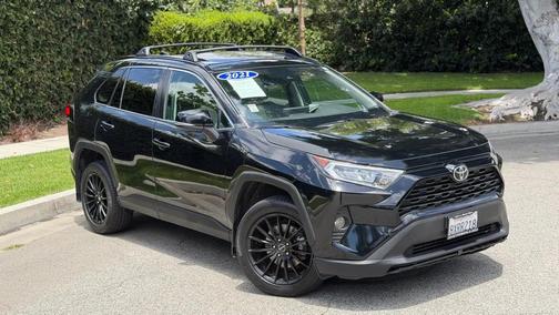 Midnight Black Metallic 2021 Toyota RAV4 XLE Premium