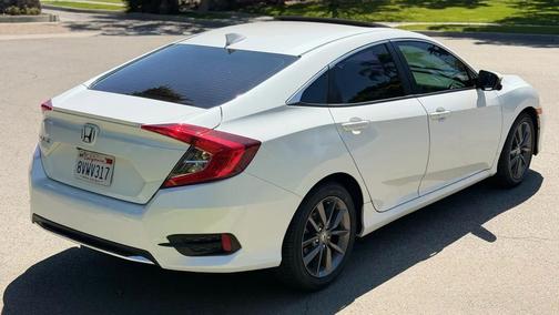 Pearl White 2021 Honda Civic EX-L