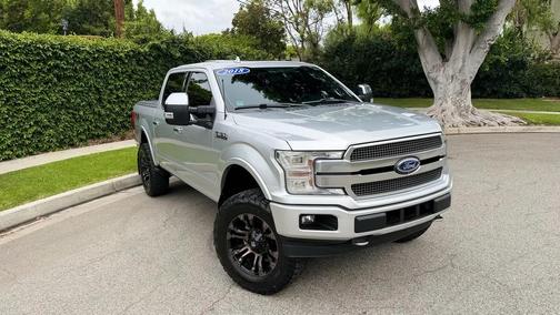 Ingot Silver Metallic 2018 Ford F-150 Platinum