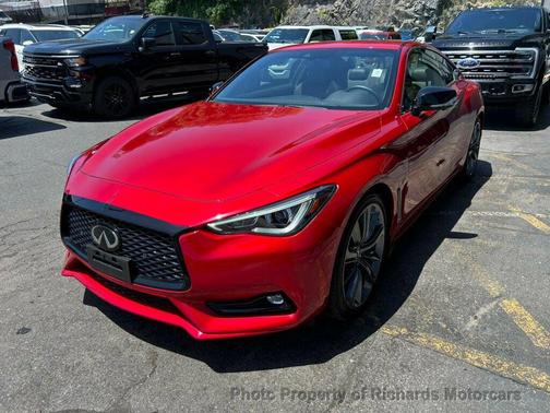 Dynamic Sunstone Red 2022 INFINITI Q60 3.0t Red Sport 400