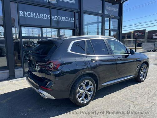 Black Sapphire Metallic 2023 BMW X3 xDrive30i