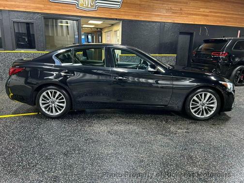 Majestic White 2021 INFINITI Q50 3.0t LUXE
