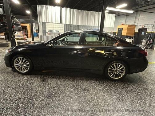 Majestic White 2021 INFINITI Q50 3.0t LUXE