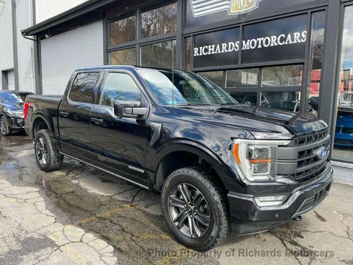 Agate Black Metallic 2022 Ford F-150 Lariat