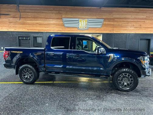 Atlas Blue Metallic 2025 Ford F-150 Tremor