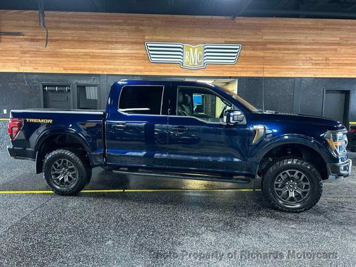 Atlas Blue Metallic 2025 Ford F-150 Tremor