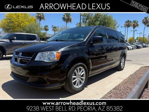 Brilliant Black Crystal Pearlcoat 2015 Dodge Grand Caravan SXT