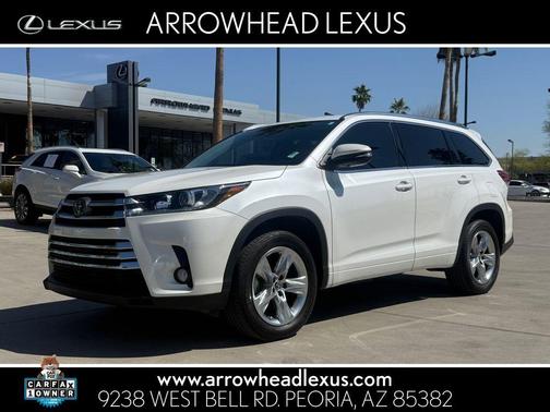 Blizzard Pearl 2018 Toyota Highlander Limited