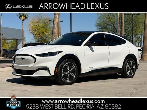 Star White Metallic Tri-Coat 2023 Ford Mustang Mach-E Premium