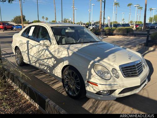 Arctic White 2009 Mercedes-Benz E-Class E 350