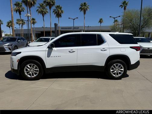 Summit White 2022 Chevrolet Traverse LS