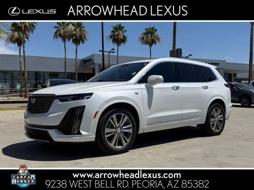 Crystal White Tricoat 2021 Cadillac XT6 Premium Luxury FWD