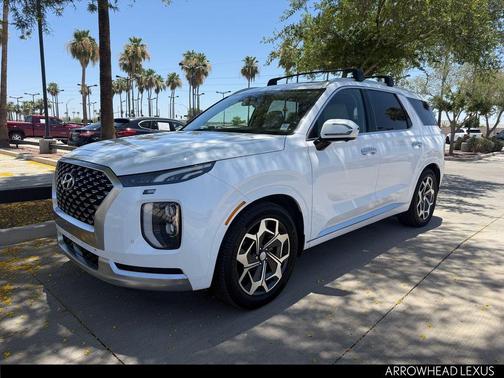 Hyper White 2021 Hyundai PALISADE Calligraphy