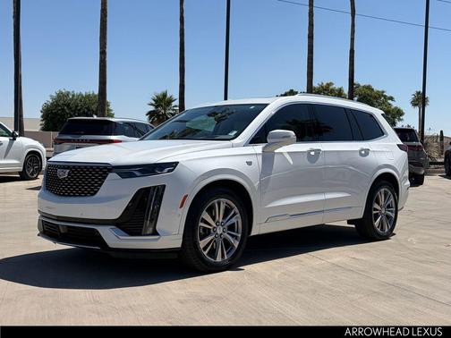 Crystal White Tricoat 2023 Cadillac XT6 Premium Luxury FWD