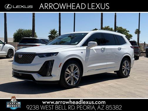 Crystal White Tricoat 2023 Cadillac XT6 Premium Luxury FWD