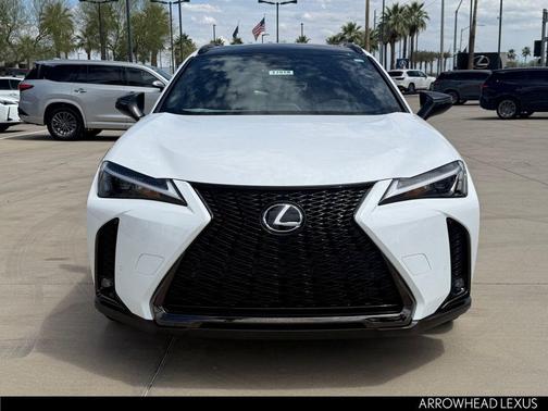 Ultra White w/Obsidian Roof 2026 Lexus UX 300h F SPORT Design