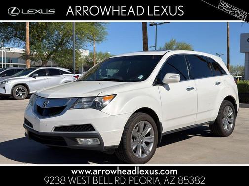Aspen White Pearl 2013 Acura MDX 3.7L