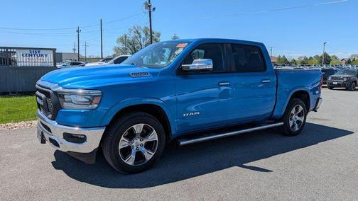 Hydro Blue Pearlcoat 2021 RAM 1500 Laramie
