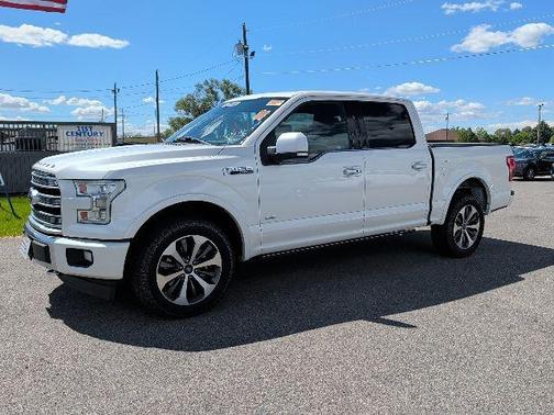 White Platinum Metallic Tri-Coat 2017 Ford F-150 Limited