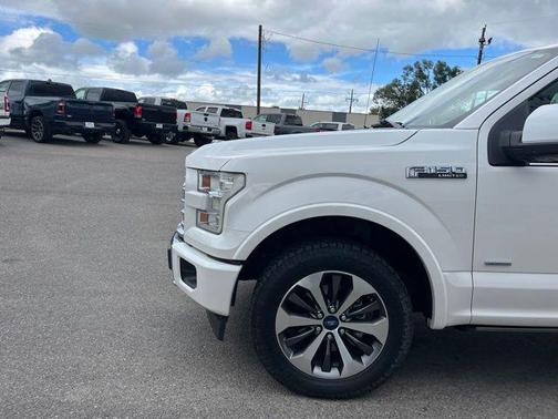 White Platinum Metallic Tri-Coat 2017 Ford F-150 Limited