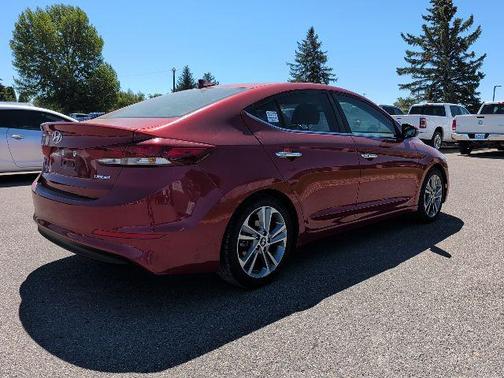 Scarlet Red Pearl 2017 Hyundai ELANTRA Limited