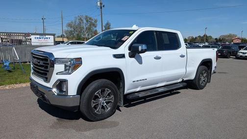 Summit White 2022 GMC Sierra 1500 SLT
