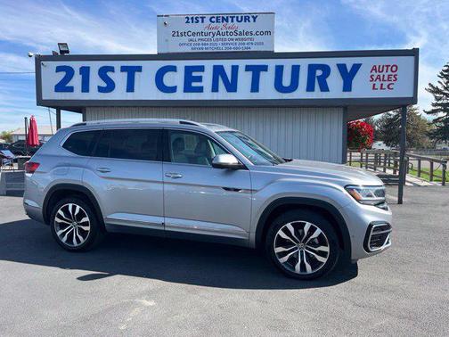 Silver Metallic 2023 Volkswagen Atlas 3.6L SEL Premium