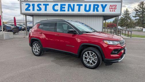 Red Hot Pearlcoat 2025 Jeep Compass Limited